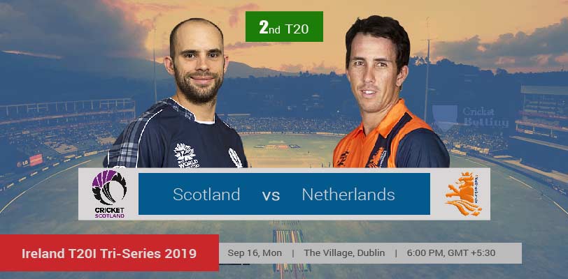 Scotland Vs Netherlands 2nd T20 Match Prediction Dream11 Team